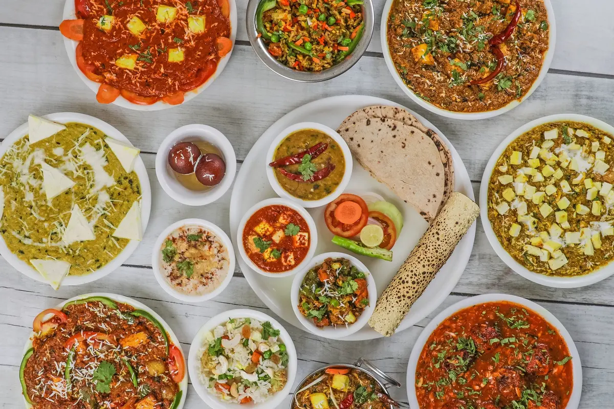 Ilustrasi makanan india