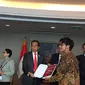 Presiden Jokowi saat berada di Korea Selatan. (Liputan6.com/Lizsa Egeham)