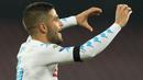 Napoli kembali menambah pundi-pundi golnya setelah Lorenzo Insigne membobol gawang Inter Milan pada menit ke-51. (AFP/Carlo Hermann)