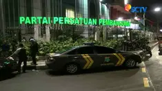 Gedung dewan pimpinan pusat PPP di Jalan Diponegoro, Menteng mendapat serangan beberapa hari lalu.