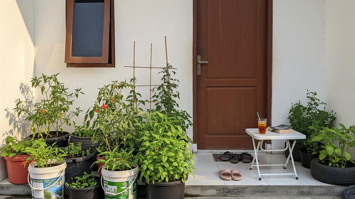 3 Manfaat Menanam Sayuran di Depan Kamar Kos, Hemat dan Bikin Asri