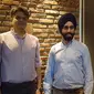 Dhruvank Vaidya, CEO Internasional Operations #fame bersama Amar Singh Bedi, Assistant Vice President (AVP) Business Development #fame (Liputan6.com/Dewi Widya Ningrum)