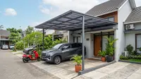 9 Model Kanopi Carport dengan Tiang Minimalis, Praktis Bikin Rumah Makin Modern