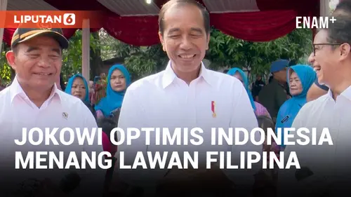 VIDEO: Prediksi Jokowi, Indonesia Menang Lawan Filipina!