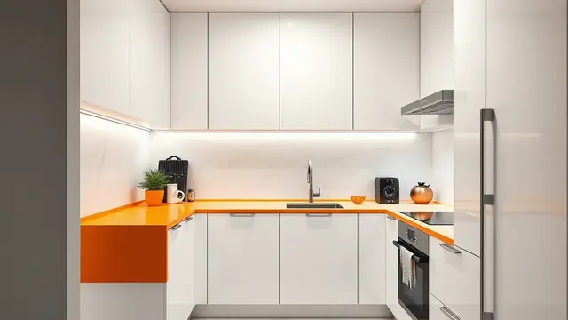 Inspirasi Dapur Warna Orange