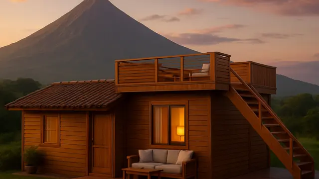 Model Rumah Sederhana 1 Lantai di Belakang Gunung