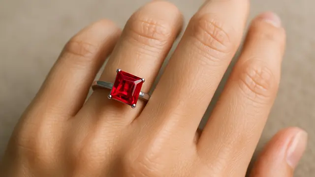 Model Cincin Merah Delima yang Cantik dan Kekinian