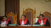 Majelis hakim Pengadilan Negeri Jakarta Pusat menjatuhkan vonis 20 tahun penjara ke Jessica Kumala Wongso, Jakarta, Kamis (27/10). Jessica dinilai bersalah dalam kasus pembunuhan Wayan Mirna Salihin. (Liputan6.com/Faizal Fanani)