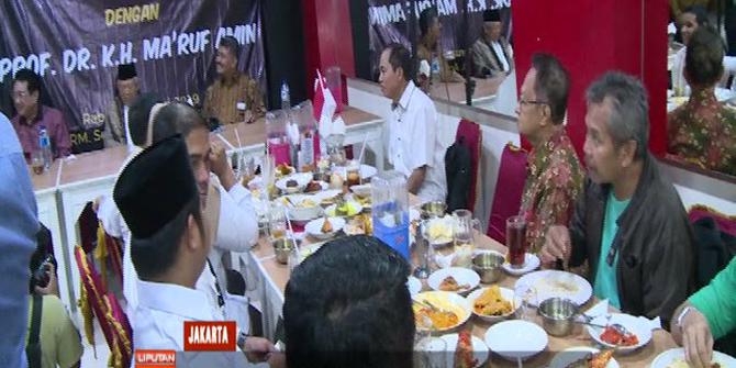 Ma'ruf Amin Beberkan Sikap Jokowi Pilih Ulama di depan Perantauan Minang