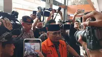 Yaqut Cholil Qoumas Disambut Selawat Asyghil Saat Tiba di PN Jakpus