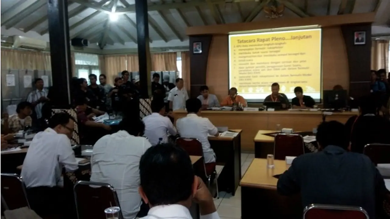 Proses Penghitungan Pilkada Yogyakarta
