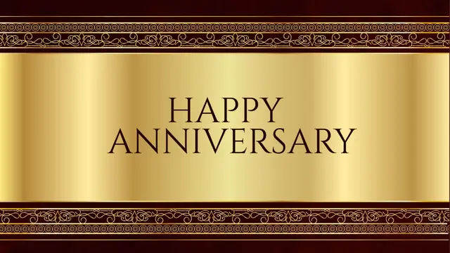 Ilustrasi happy anniversary