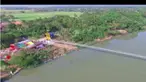 Jembatan sepanjang 125 meter yang melintasi sungai Ciujung merupakan jembatan terpanjang  dibangun melalui program Jembatan Asa SCTV