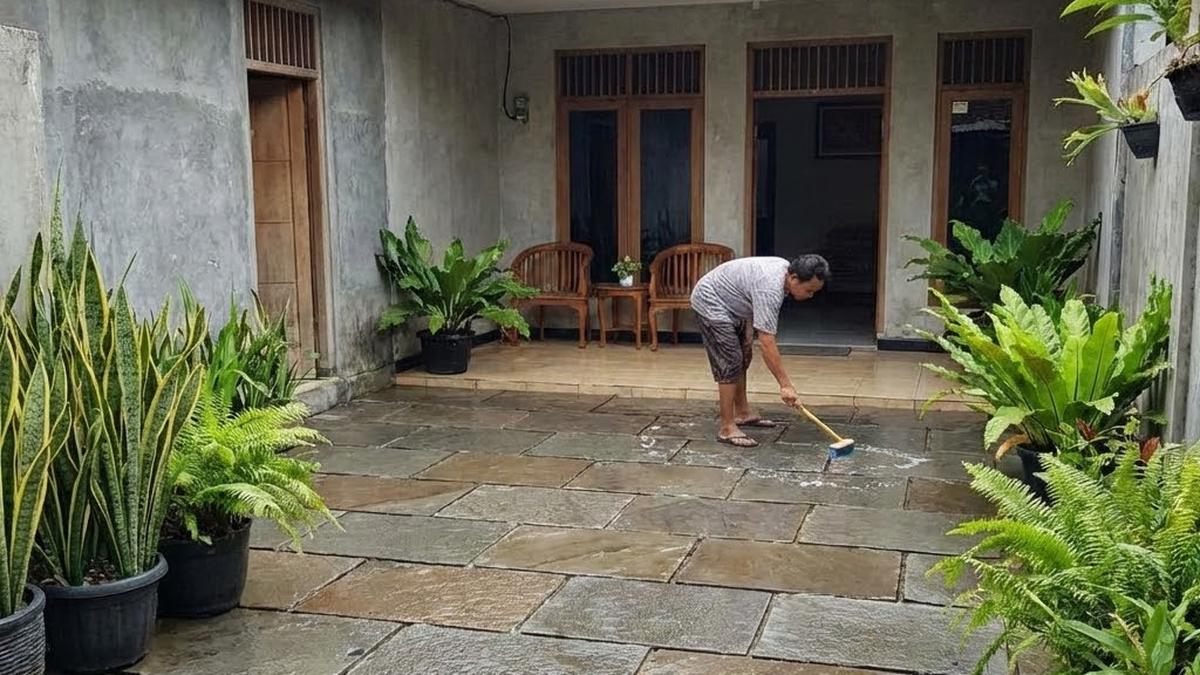 Banyak Orang Salah Pilih Lantai Teras, Ini Dampaknya Setelah Musim Hujan