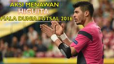 Video aksi menawan dan blunder Higuita kiper timnas futsal Kazakhstan yang berdarah Brasil di Piala Dunia Futsal 2016.