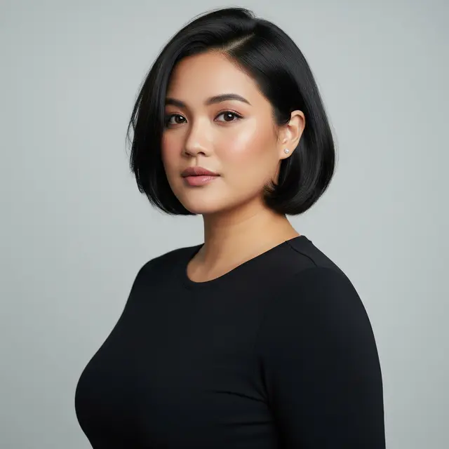 9 Potongan Rambut Wanita Gemuk Umur 30 Agar Terlihat Tirus