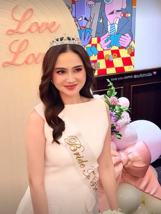 Dekorasi Bridal Shower Syifa Hadju (Foto: Instagram @syifahadju)