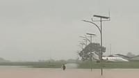 Banjir di Bandara Halim Perdanakusuma. Foto: istimewa dari berbagai sumber