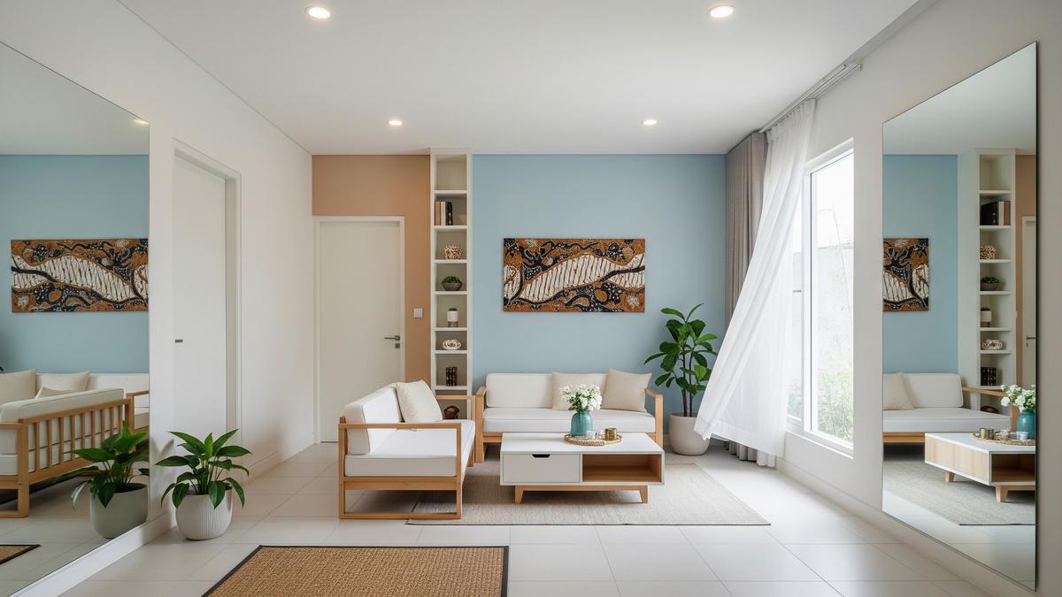 7 Ilusi Visual Bikin Rumah Kecil Terasa Dua Kali Lebih Luas, Anti Sumpek