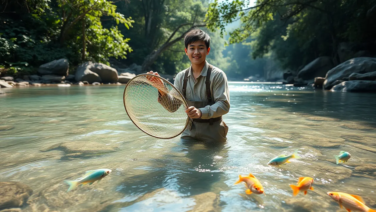 arti mimpi mencari ikan di sungai