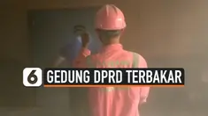 dprd terbakar