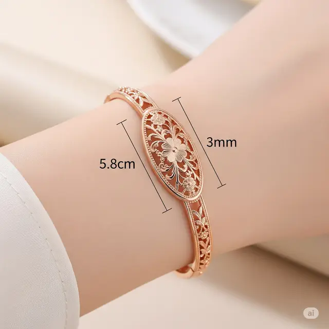Model Gelang Oval Kecil. Foto: Gemini