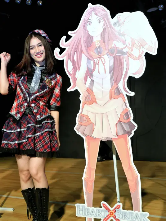 "Kita kerjasama dengan Cosmic mengajak JKT48 sebagai pemain komiknya. Cosmic ini platform pembuat komik di Indonesia yang bagus," ucap Elvi selaku Manager Operation JKT48 di Teater F4, FX, Sudirman, Kamis (26/1). (Adrian Putra/Bintang.com)