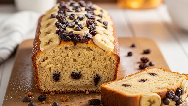 Bolu Pisang dengan Topping Spesial