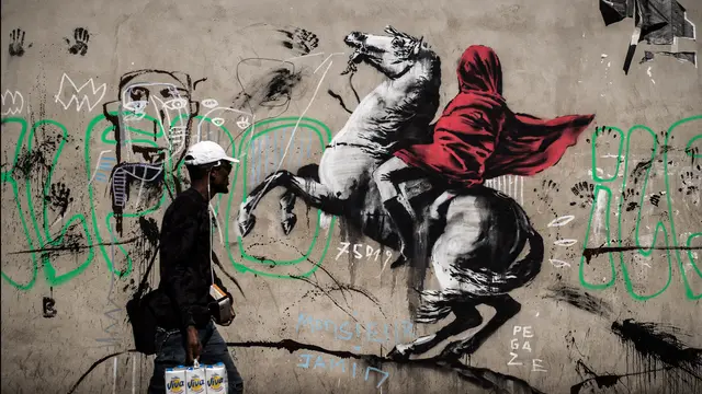 Mural Seniman Misterius Banksy Muncul di Paris