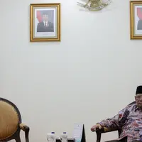  Anggota Dewan Pertimbangan Presiden (Watimpres) KH Hasyim Muzadi  (Liputan6.com/Faizal Fanani)
