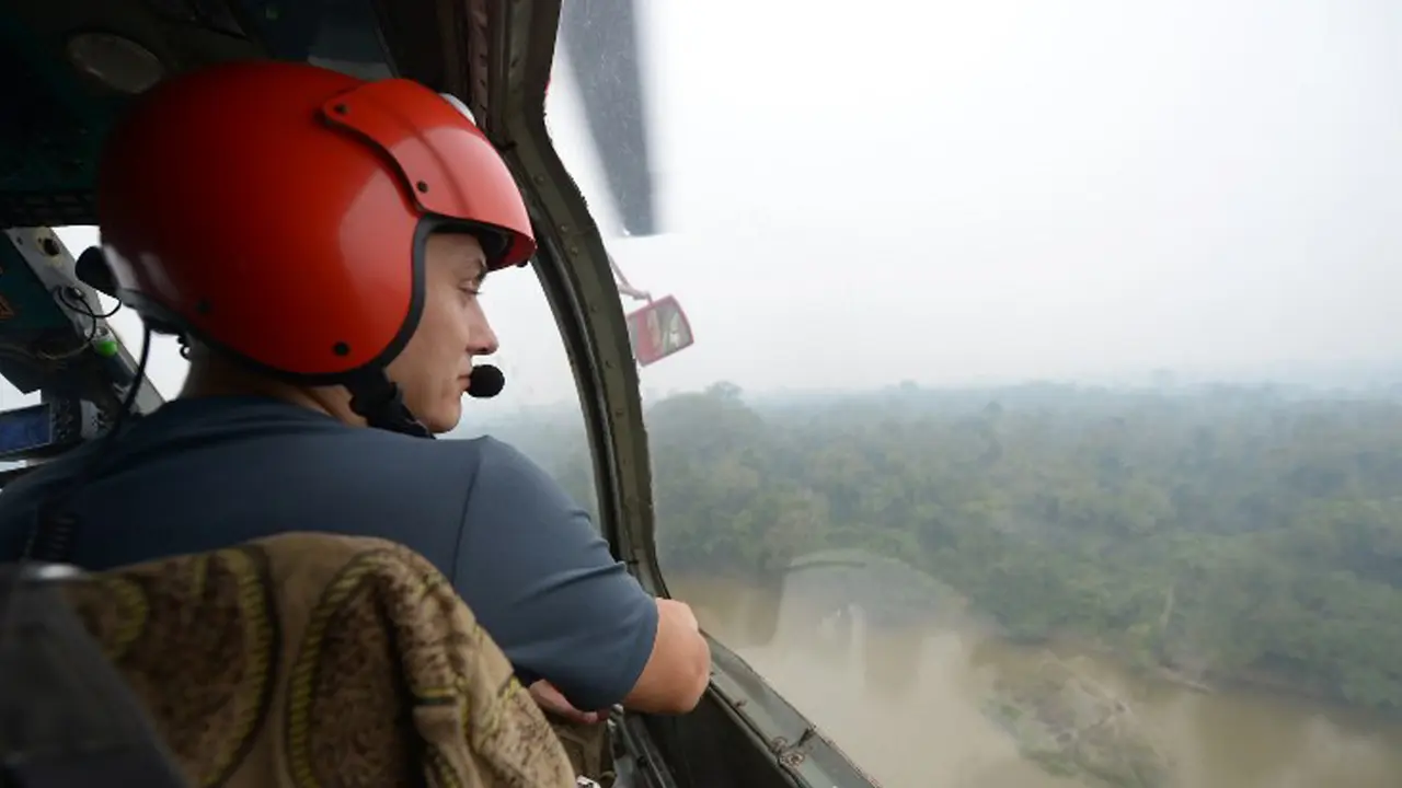 20150918-Bom Air Basarnas di Kebakaran Riau