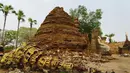 Bahkan, di beberapa tempat, sebagian situs bersejarah tersebut telah menjadi puing-puing. (Foto oleh AFP)