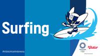 Banner Surfing Olimpiade Tokyo 2020 (Foto: Vidio)