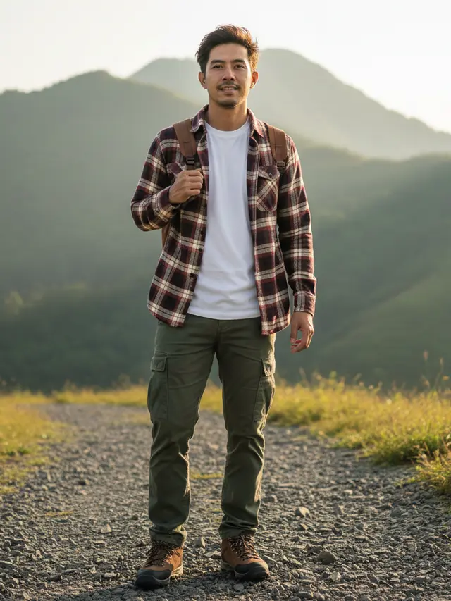 Atasan yang cocok dipadukan dengan celana cargo (Foto: Gemini AI)