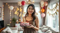 arti happy birthday to me ©Ilustrasi dibuat AI