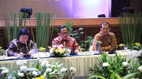 Menteri Dalam Negeri (Mendagri) Tito Karnavian menghadiri rapat koordinasi gabungan tingkat Kementerian/Lembaga tentang Peningkatan Pengendalian Kebakaran Hutan dan Lahan (Karhutla), di Auditorium Dr. Soedjarwo (Merdeka/Ronald)