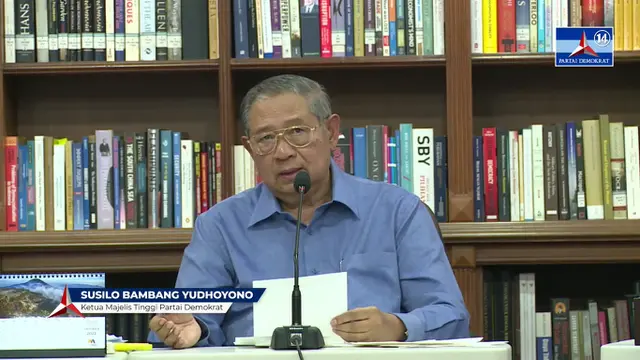 Ketua Majelis Tinggi Partai Demokrat Susilo Bambang Yudhoyono (SBY) soal Anies-Cak Imin