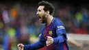 1. Lionel Messi (Barcelona) - 23 Gol (2 Penalti). (AP Photo/Manu Fernandez)
