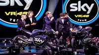 Vr46 Academy resmi meluncurkan motor untuk musim balap 2017. (Crash)
