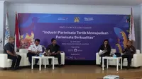 Suasana FGD Gahawisri Bali pada Selasa (2/4) di Dinas Pariwisata Bali.