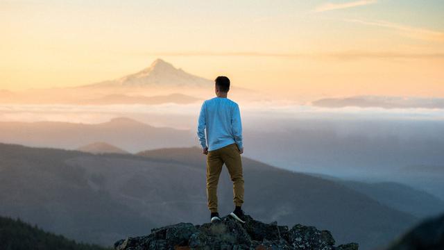 Ilustrasi pria sukses