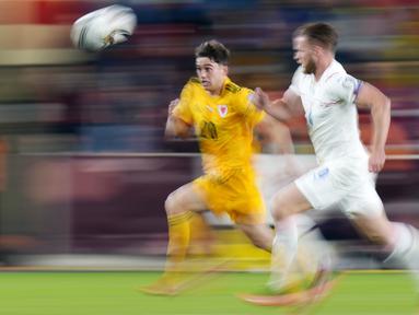 Republik Ceska harus puas berbagi poin usai bermain imbang atas tamunya Wales pada pertandingan Kualifikasi Piala Dunia Zona Eropa. (AP/Petr David Josek)