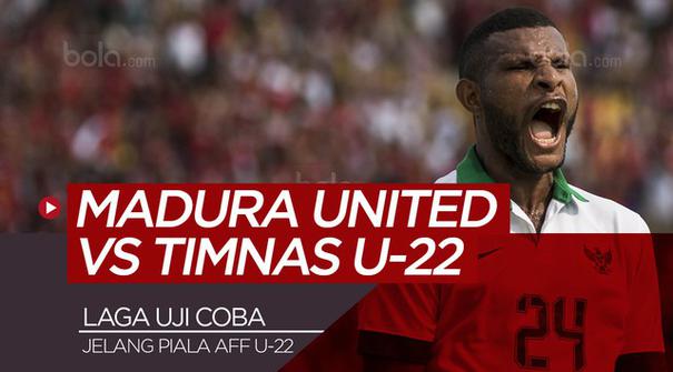 Berita video highlights laga uji coba Madura United vs timnas U-22 yang berakhir dengan skor 1-1, Selasa (12/2/2019).