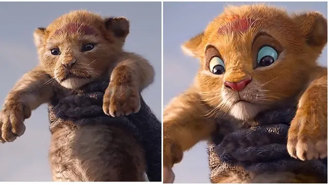 Begini Foto Gabungan Live-Action dan Animasi The Lion King yang Bikin Gemas
