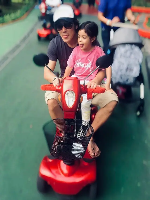 Jizzy Pearl Bastian, anak Vino G Bastian dan Marsha Timothy (Instagram/vinogbastian_)