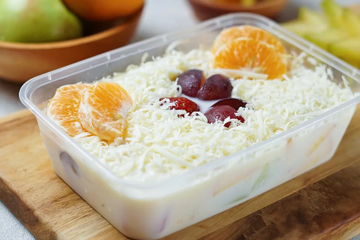 salad buah yogurt susu