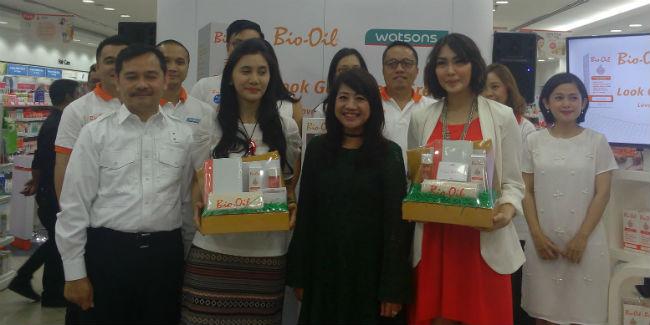 Peluncuran Bio Oil di gerai Watsons, Mal Pondok Indah, Jakarta/Vemale.com/Zika.Z