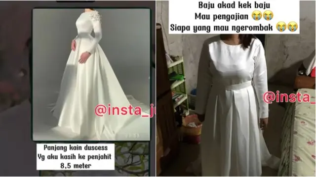 6 Potret Hasil Jahitan Pakaian Tak Sesuai Ekspektasi Ini Bikin Elus Dada