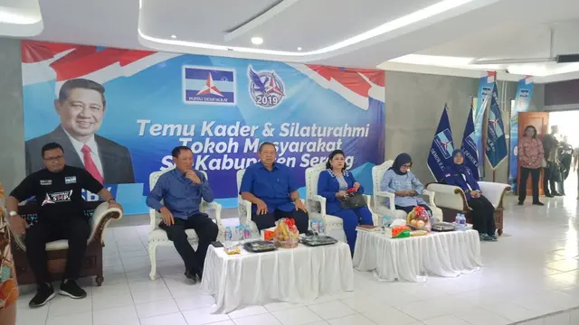 SBY temui kader di Serang, Banten