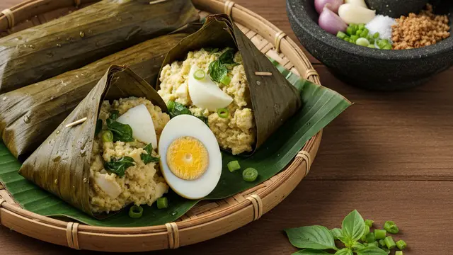 Resep pepes tahu telur (Foto: Gemini AI)